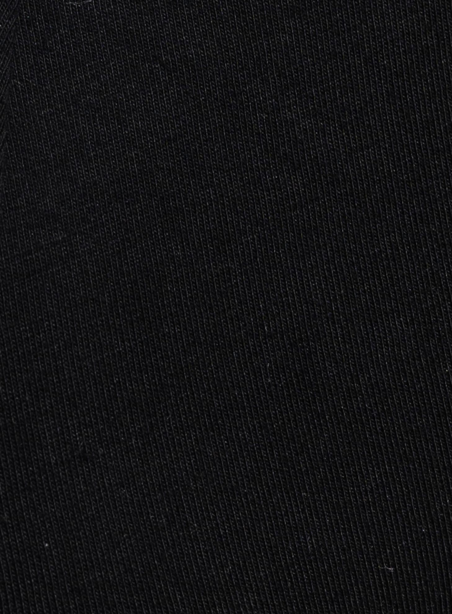 Zoom sur la matière du slip athesans noir de la marque S BORDEAUX