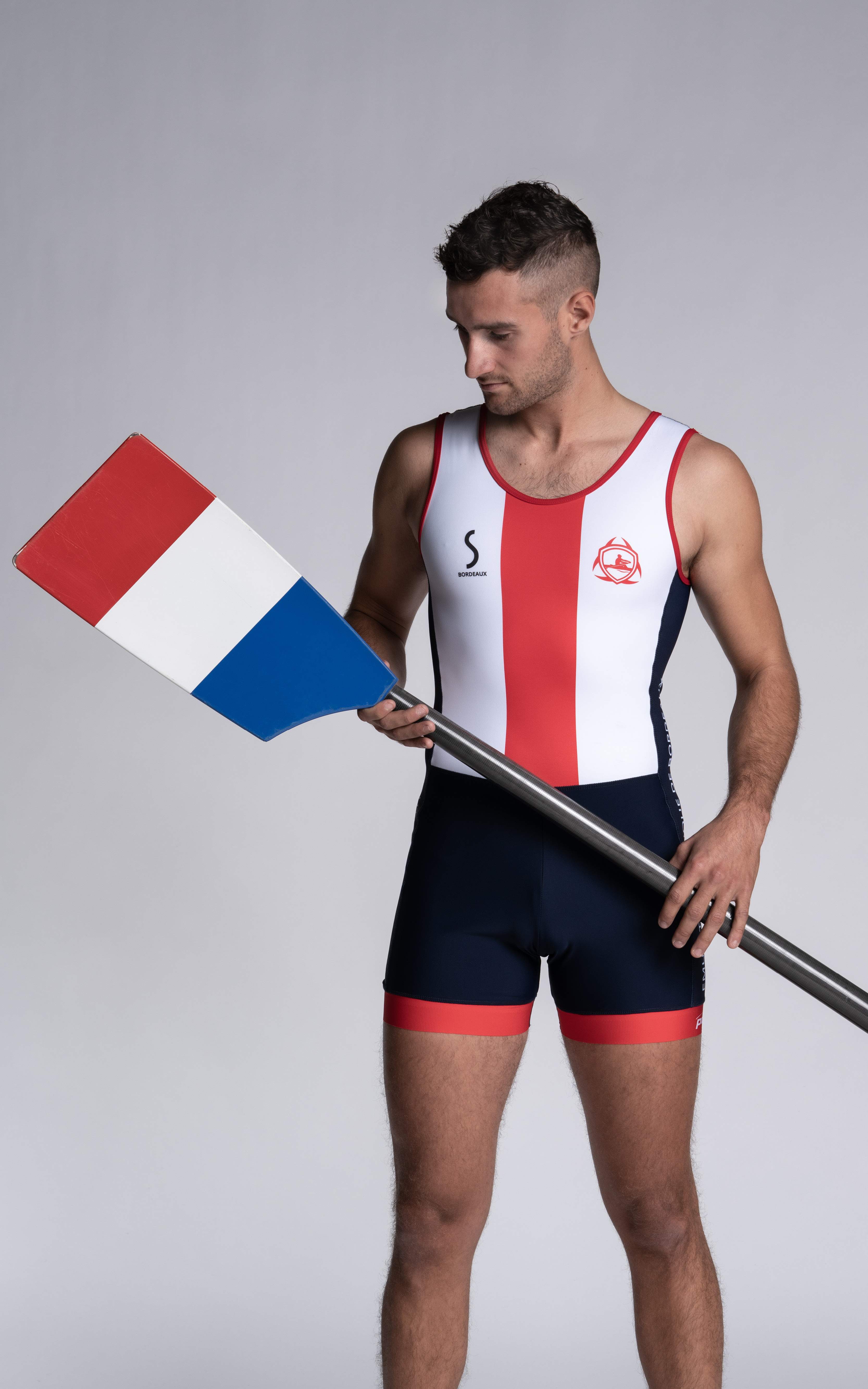 Champion d'europe Aviron Corentin Amet sponsorisé par la marque S BORDEAUX