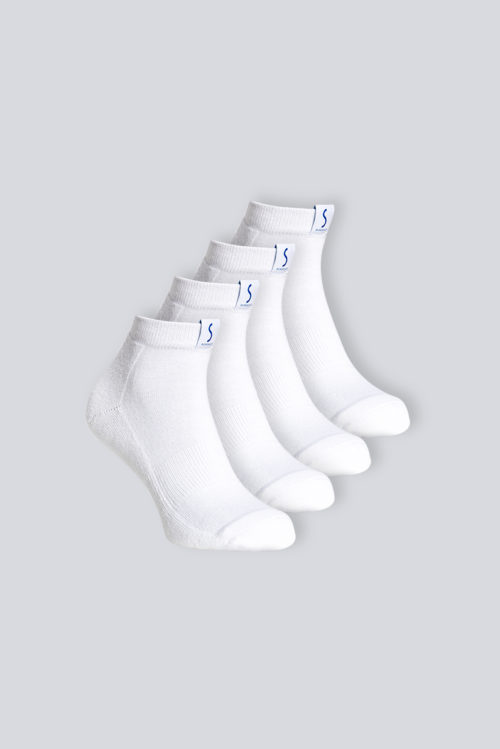 Chaussettes Homme TWINDAY SPORT Pack de 10 Paires CREW Blanches 44056