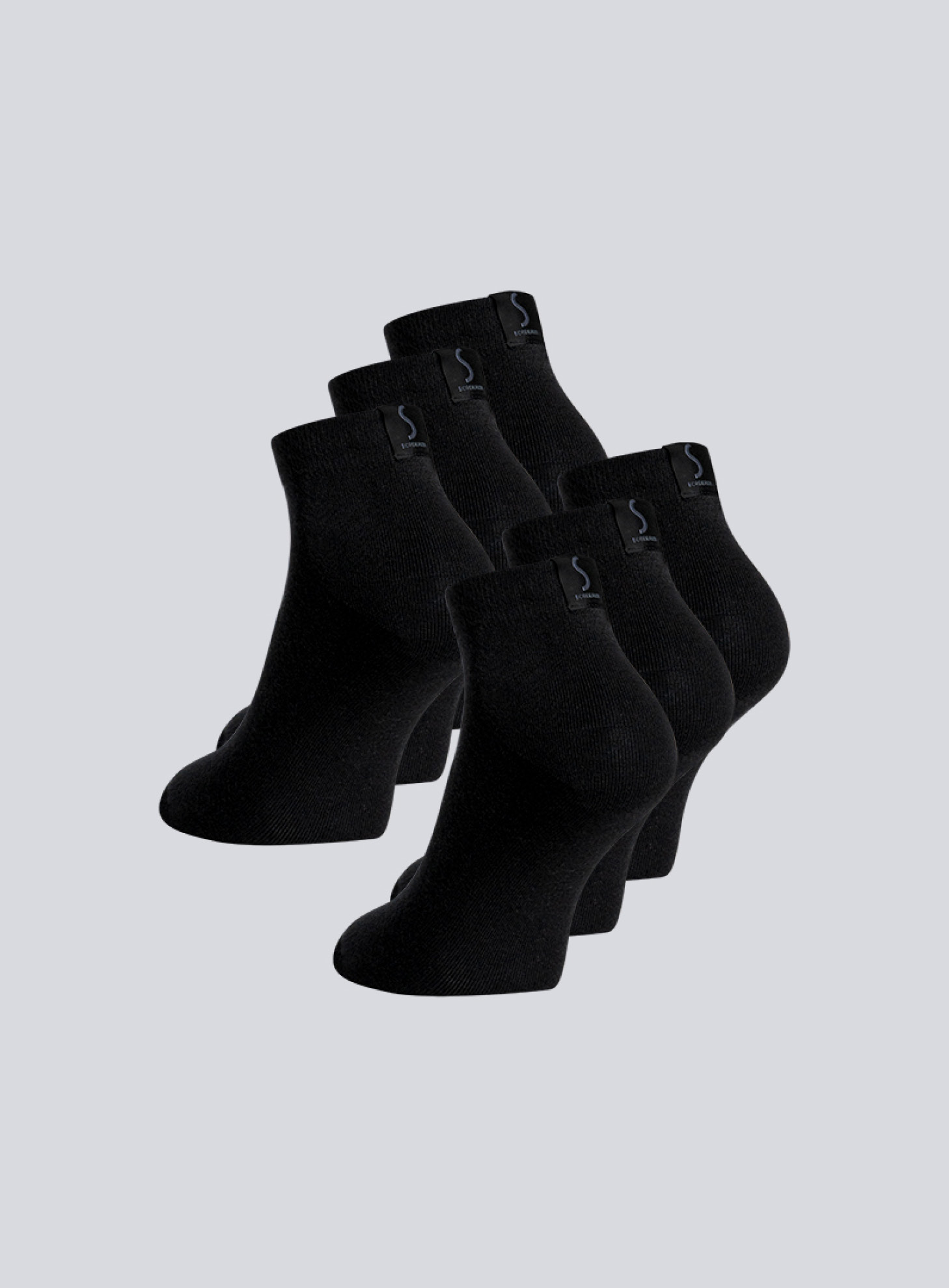 Chaussettes noirs pour homme socquettes de la marque S BORDEAUX