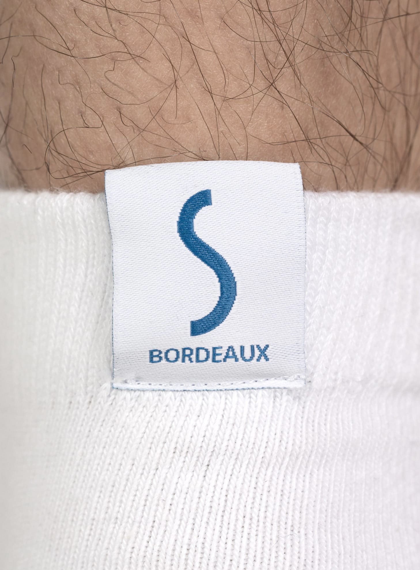 Etiquette des sous-vêtements de la marque S BORDEAUX