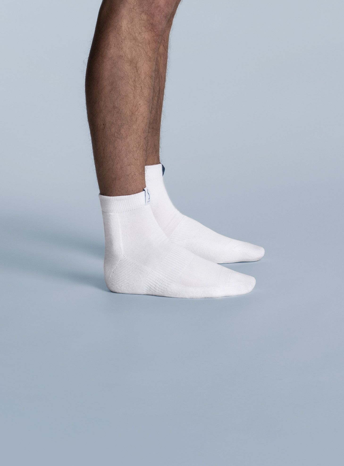 Chaussettes blanches pour homme socquettes de la marque S BORDEAUX