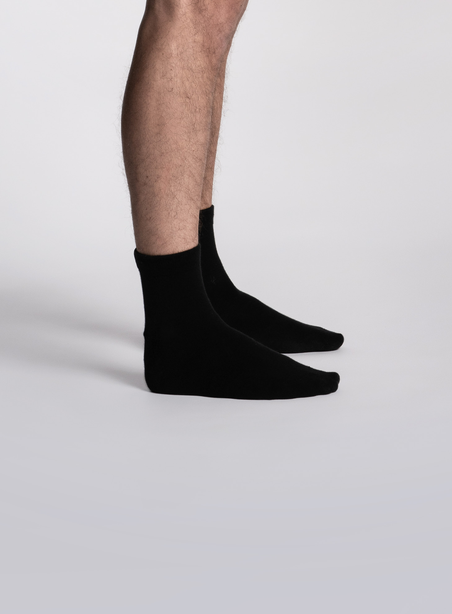 Paire de chaussettes socquettes noires pour homme de la marque S BORDEAUX